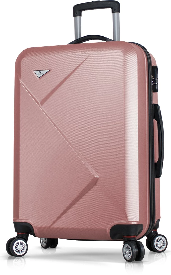 Valixhe udhëtimi, ngjyrë rozë gold, Zoozie Bags, 67x43x28cm, 70L