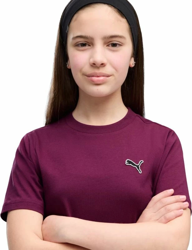 Maicë për fëmijë Puma Cls Badge Cat Tee 694700 41, vjollcë [Madhësia: 152 cm]