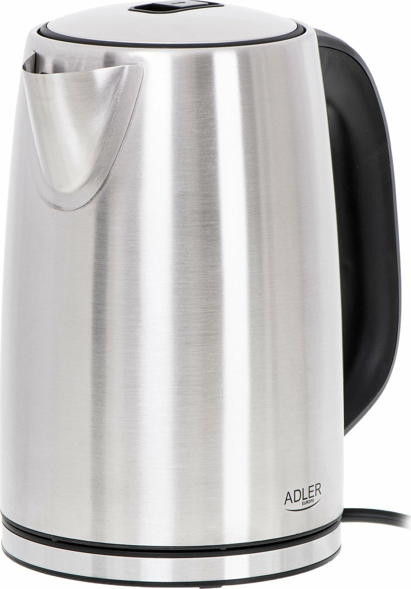 Çajnik elektrik Adler AD 1340 1.7L 2200W me kontroll temperature, Argjend