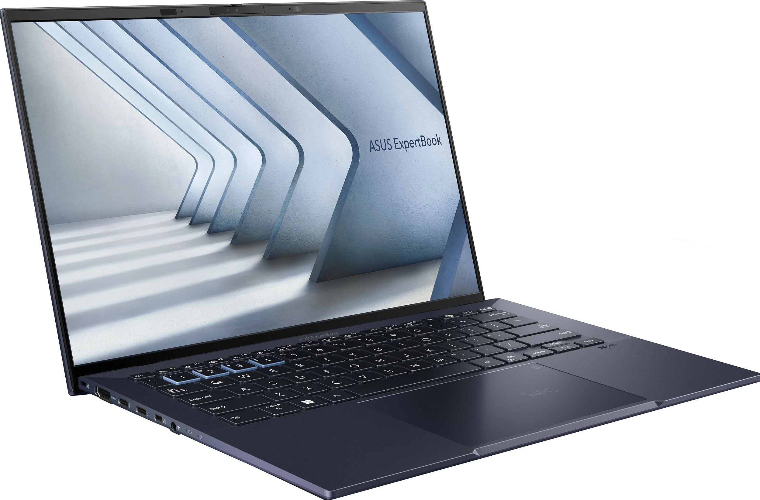 Laptop ASUS ExpertBook B9 OLED B9403CVAR-PP1629X, i7-150U, 32GB RAM Memorje, 1TB SSD, Windows 11 Pro, tastierë AZERTY FR, ngjyrë e errët