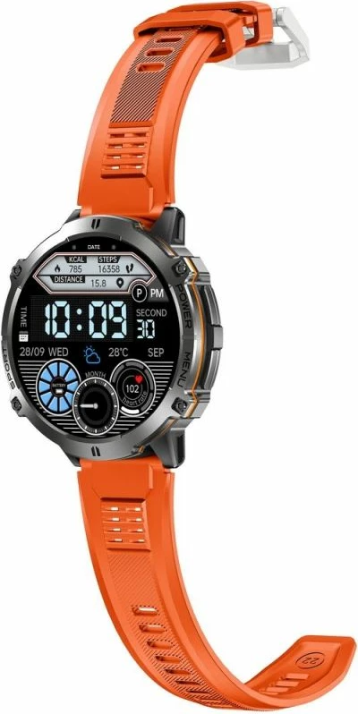 Smartwatch Gravity GT42-5, rrip i zi + byzylyk