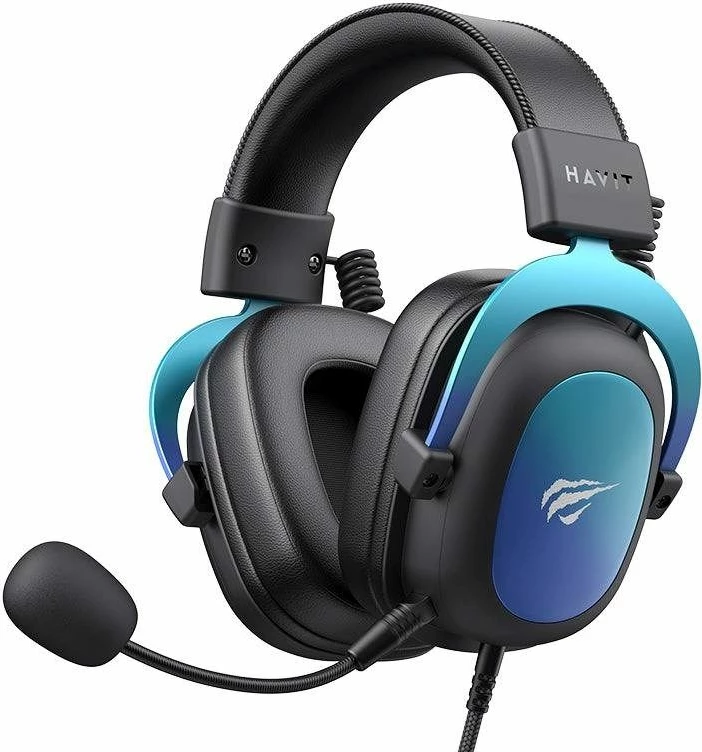 Kufje gaming Havit H2002U PRO, të zeza dhe kaltër