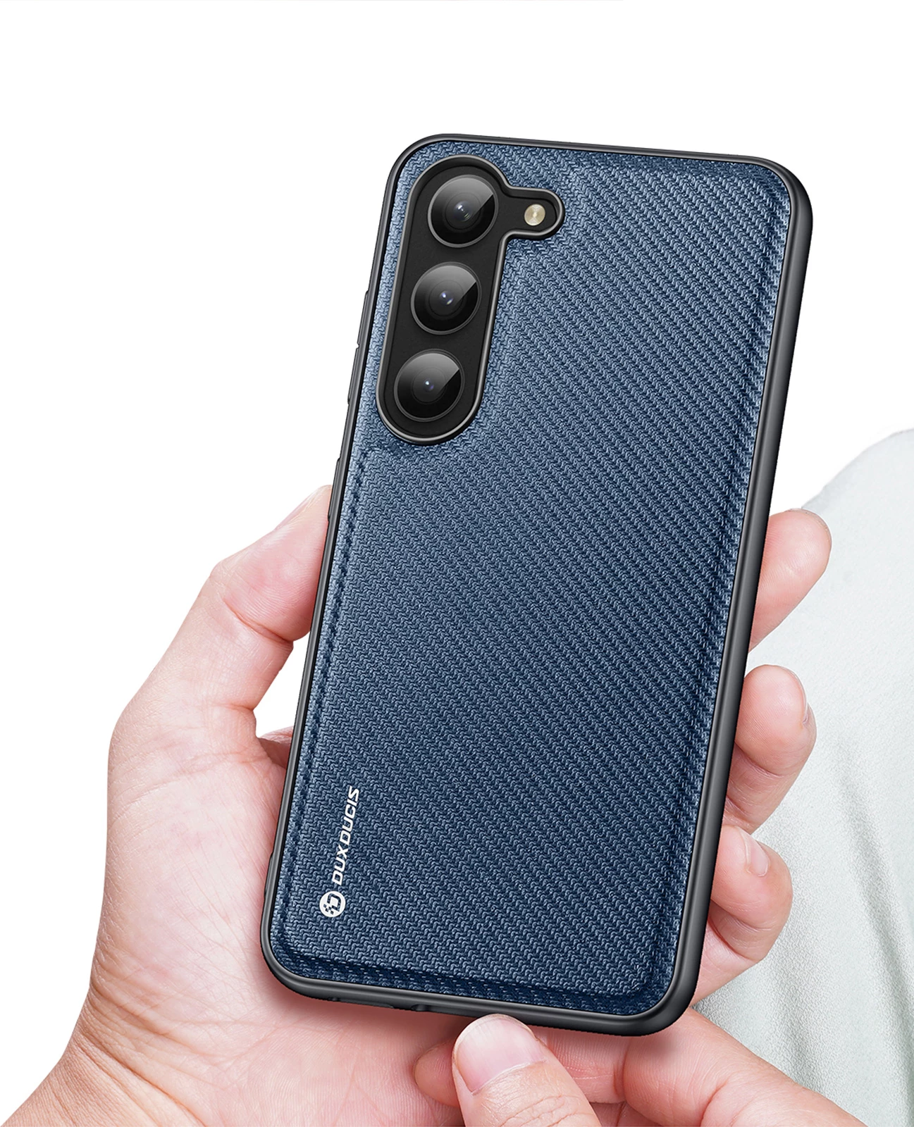 Mbështjellës Dux Ducis Fino për Samsung Galaxy S23+, kaltër