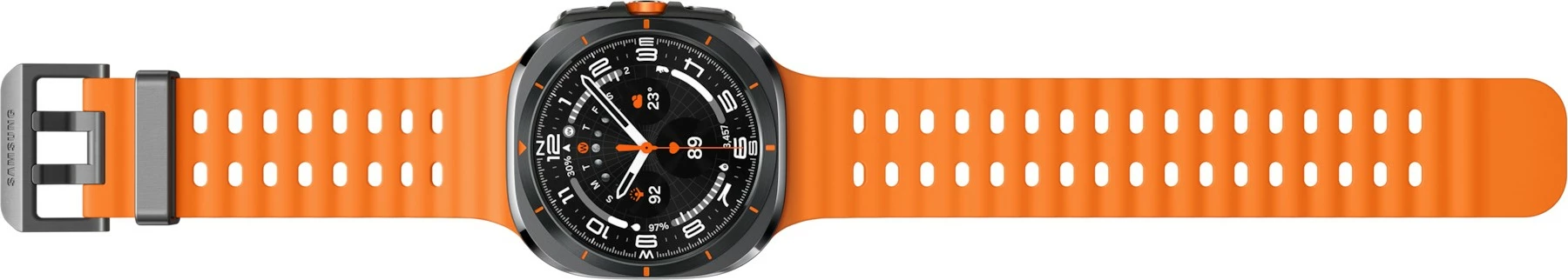 Smartwatch Samsung Galaxy Watch Ultra, 3.81 cm, AMOLED, Wi-Fi, GPS, ngjyrë portokalli