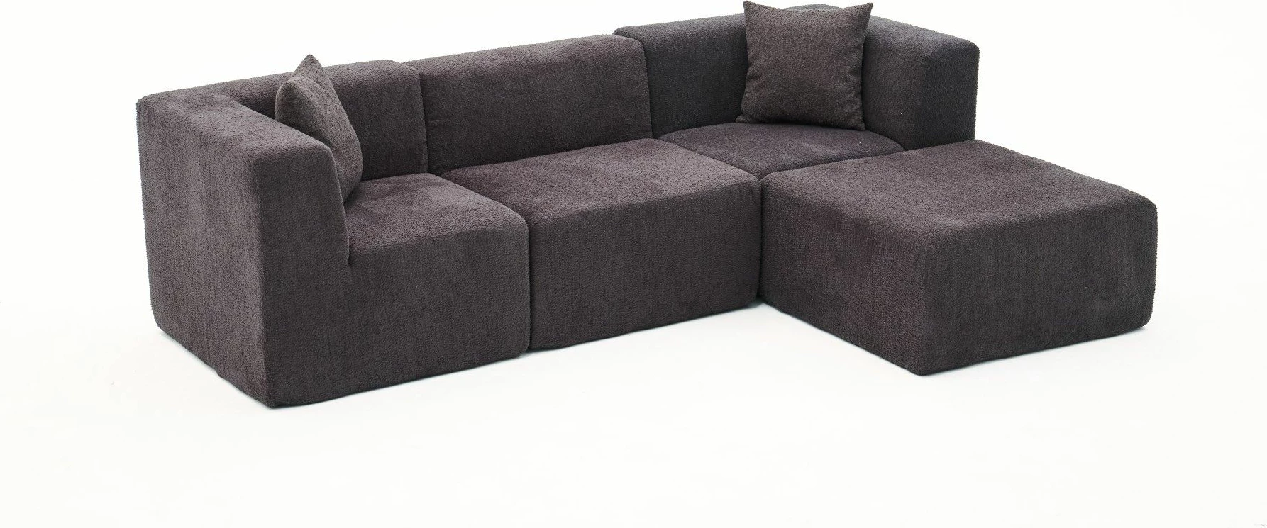 Këndare Atelier del Sofa, ngjyrë antracit, Raks
