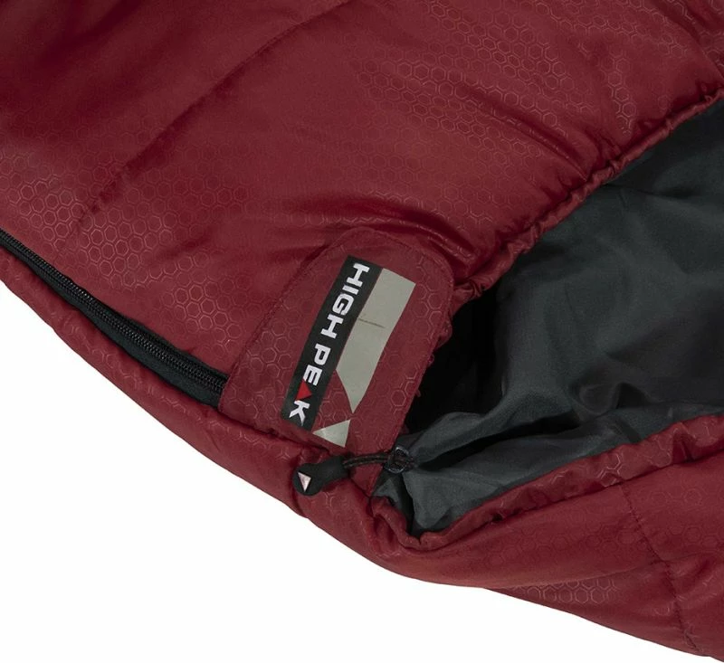 Çantë gjumi High Peak Redwood 3 L për turizëm, e kuqe dhe gri