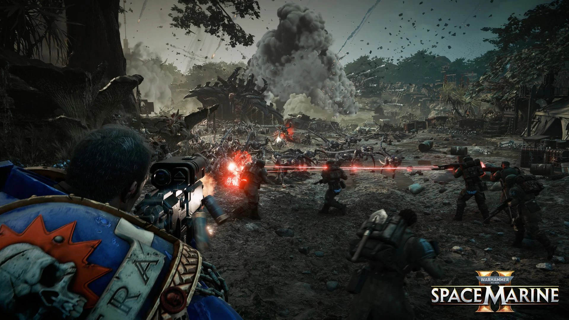 Lojë PlayStation 5 Focus Entertainment Warhammer 40,000: Space Marine 2 Gold Edition, me Season Pass + Steelbook booklet