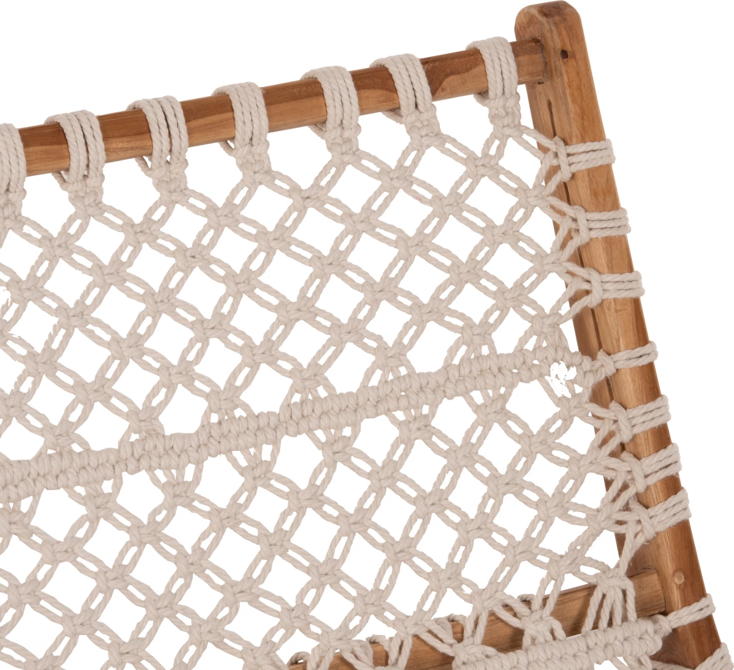 Karrige ANTIB FH9466.01 dru TEAK natyral dhe litar i bardhë 65x78x68Hcm