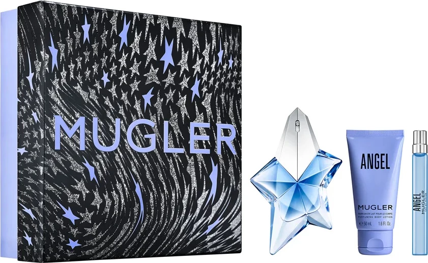 Set Eau de Parfum për femra Thierry Mugler Angel, 50ml + 10ml + Body Balm 50ml