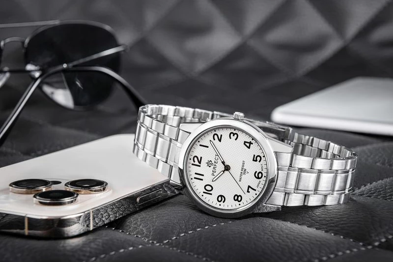 Orë dore meshkuj PERFECT R50-03, e zezë