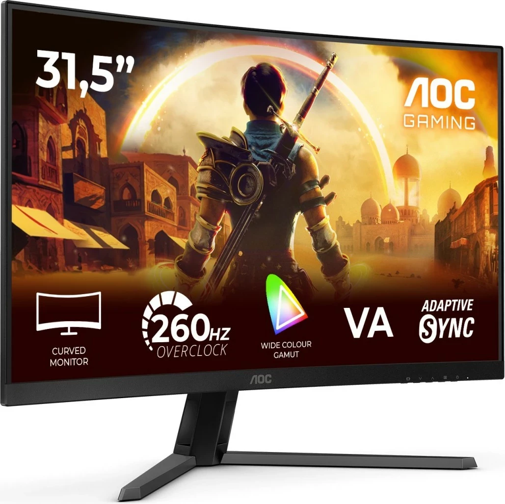 Monitor AOC C32G42ZE, 31.5 inç, Full HD, 260Hz OC, HDR10, i zi