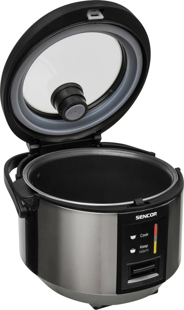 Tenxhere speciale për gatimin e orizit Sencor SRM 1890SS, 700 W, 1.8 l, e argjendtë