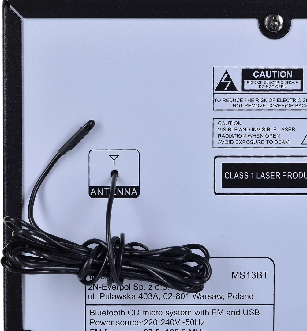 Sistem Audio për Shtëpi Blaupunkt MS13BT, Ngjyrë e Zezë