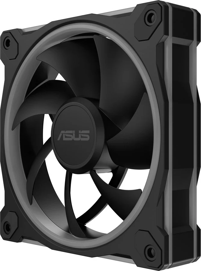 Ventilatorë për kasë kompjuteri ASUS Prime MR120 Fan ARGB, 12 cm, 3 copë, Zi