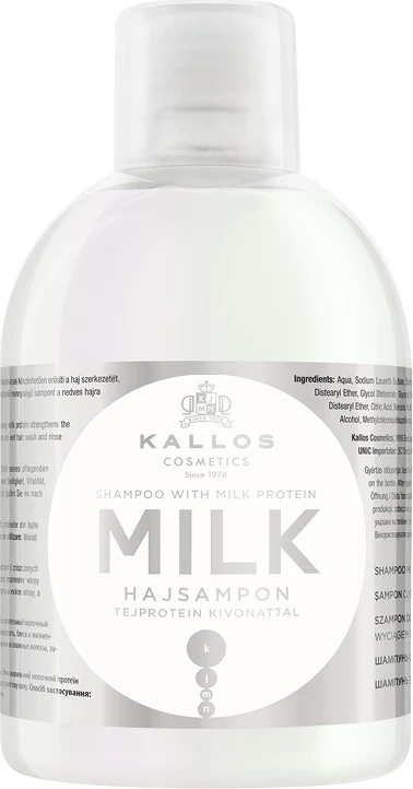Shampon për femra Kallos Milk Shampoo 1000ml