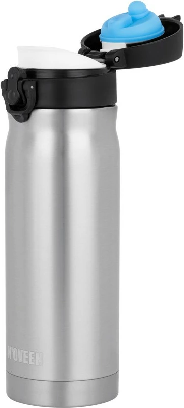 Shishe termike NOVEEN TB802 400 ml, argjendtë