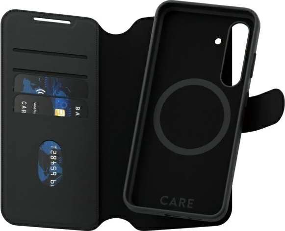 Mbështjellës PanzerGlass CARE Tango 2in1 për Samsung Galaxy S24+, i zi