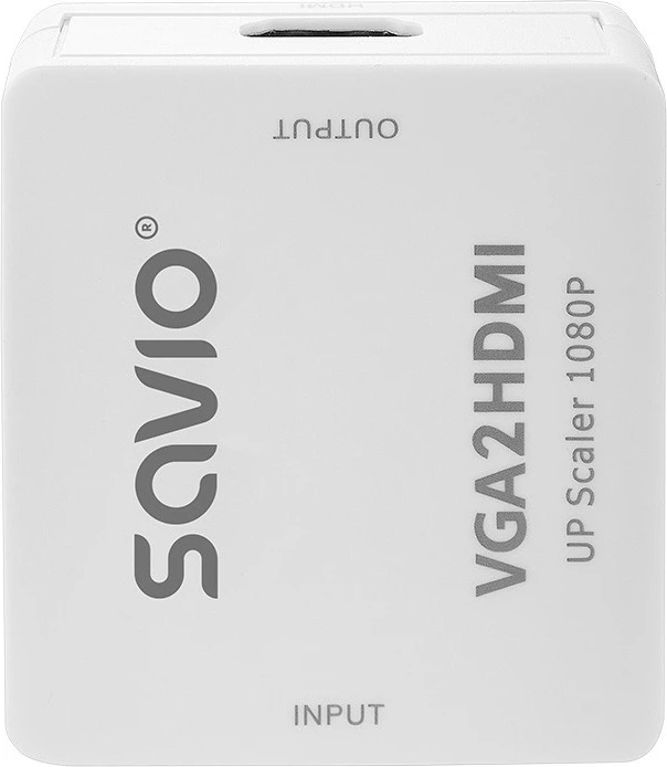 Adapter VGA në HDMI Savio CL-110, Full HD 1080p, i bardhë