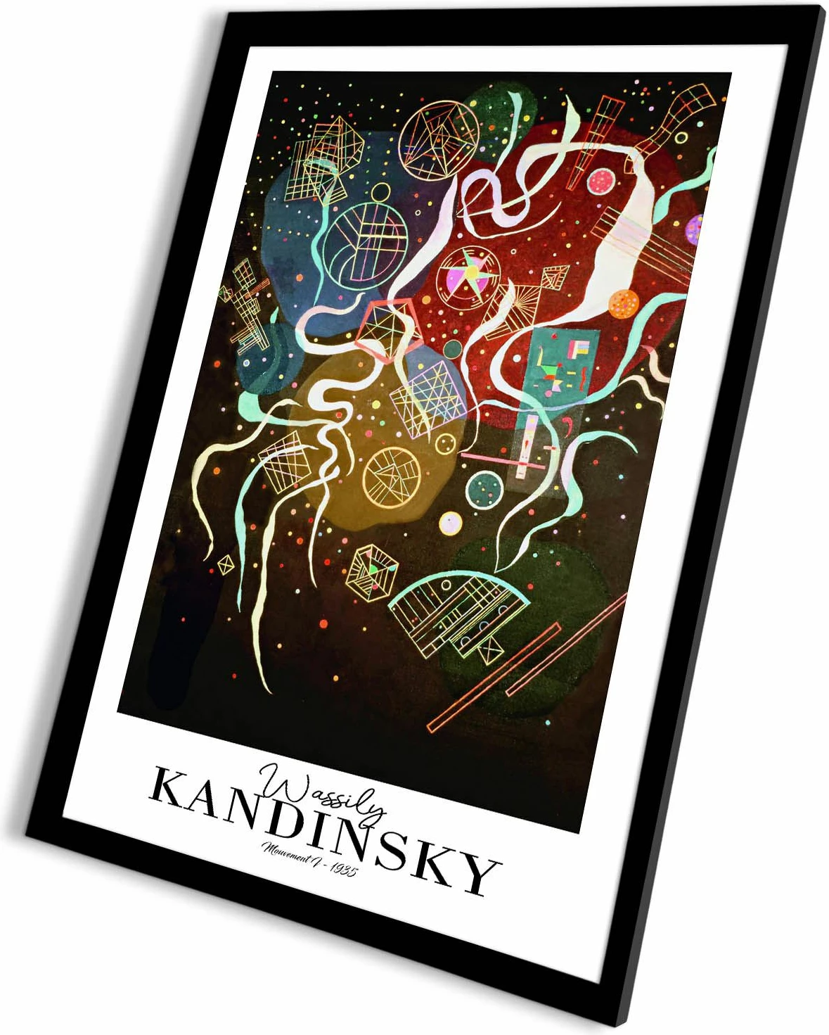 Pikturë dekorative me kornizë, shumëngjyrëshe, Wallity, 4262SYHKANDINSKY-012