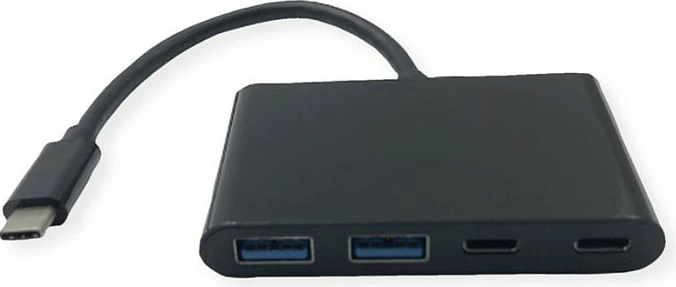 Hub USB-C VALUE 14.99.5041, 4 porta (2x USB-A + 2x USB-C), USB 3.2 Gen 1, alumin, i zi