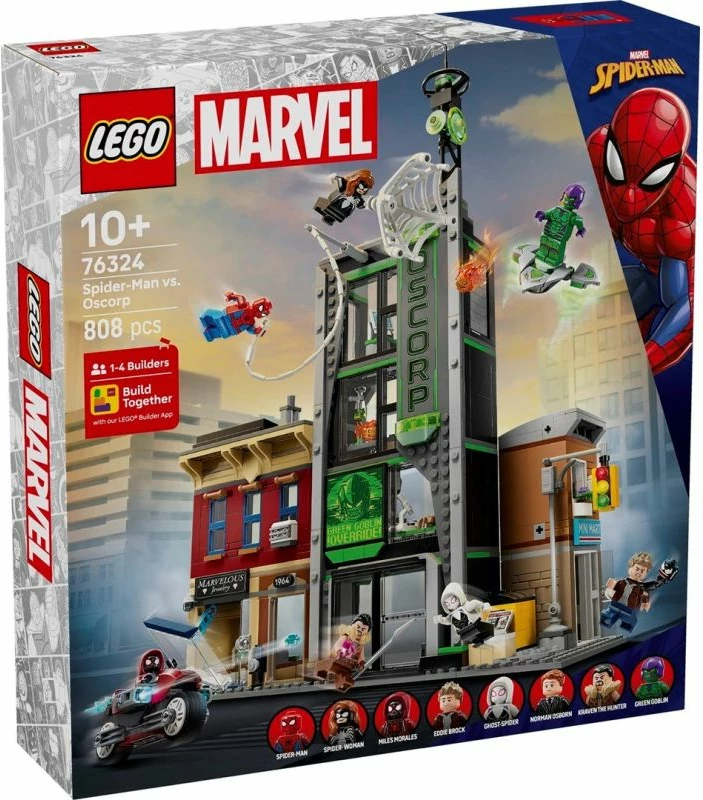 Set LEGO Marvel për fëmijë, Spider-Man dhe Oscorp