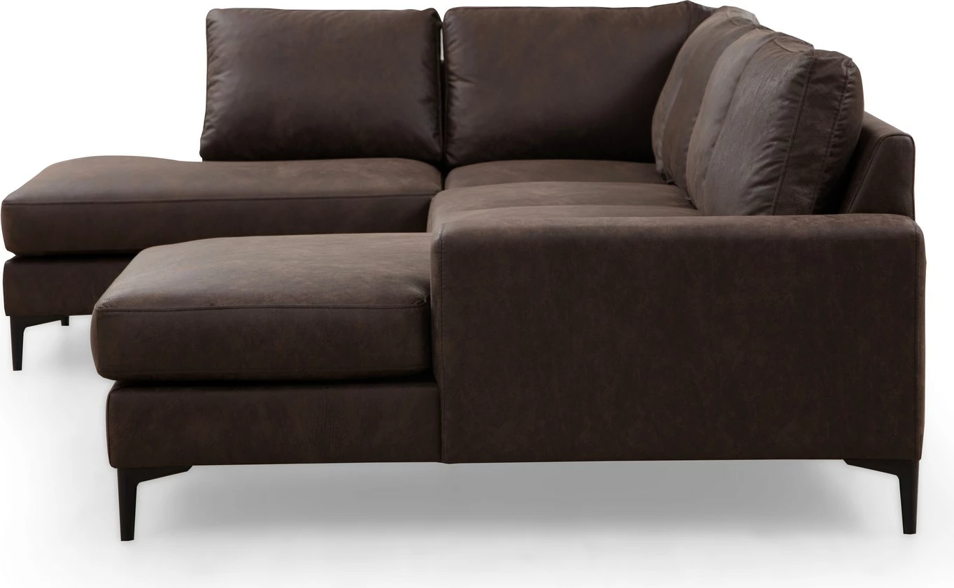 Këndsofa Porto, ngjyrë kafe, EOT-C-02-CHL