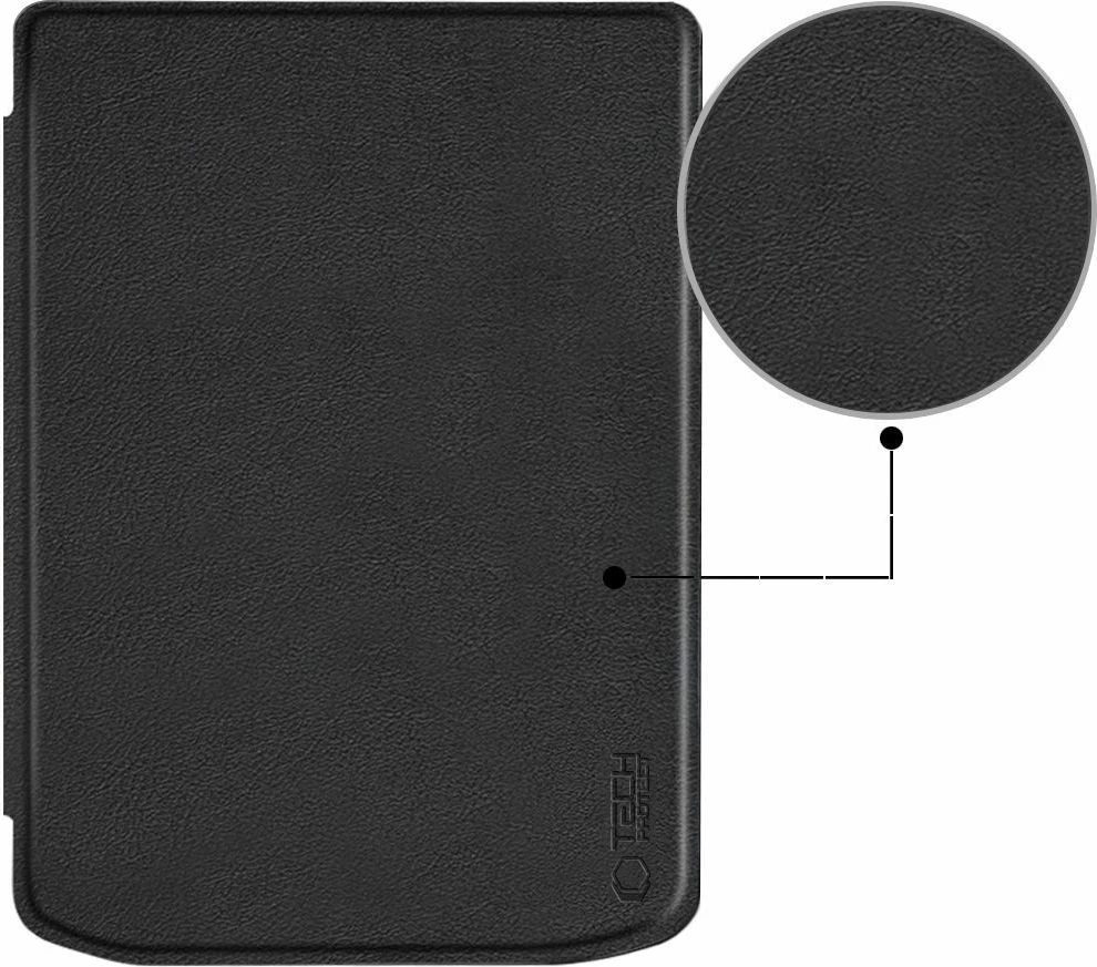 Mbështjellës Tech-Protect SmartCase për PocketBook Verse / Verse Pro, e zezë