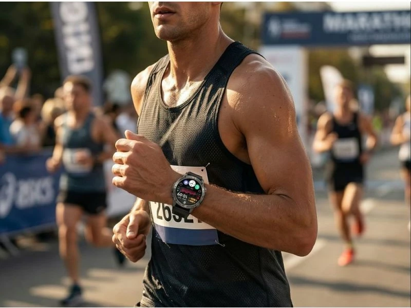 Smartwatch Gravity GT46-1, i zi, set me rrip silikoni dhe byzylyk çeliku