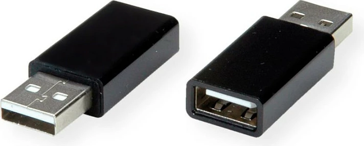 Bllokues porte USB-A ROLINE 11028332, vetëm karikim (bllokon të dhënat), i zi
