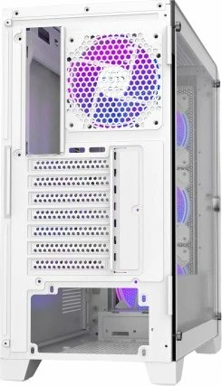 Kasë PREYON Nest Windy+ PRENWP04W Midi Tower ATX, 4x120mm PWM ARGB, USB-C, e bardhë