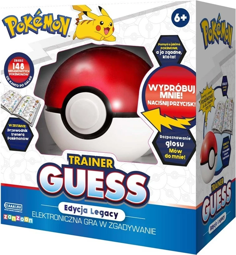 Lojë Trainer Guess Pokémon ZANZOON Edycja Legacy, lodër elektronike