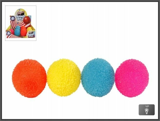 Top lodër Hipo Candy Ball 6 cm me ndriçim, miks 4 ngjyra, 1 copë