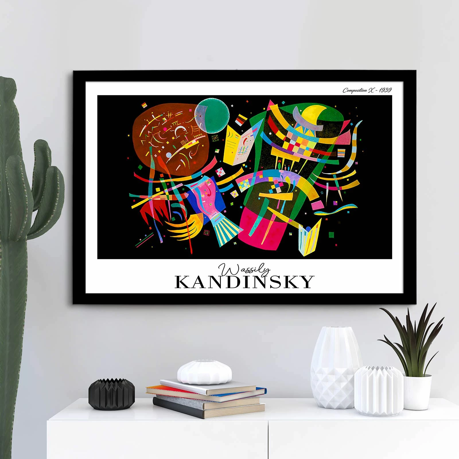 Pikturë dekorative me kornizë Wallity, 4262SYHKANDINSKY-001