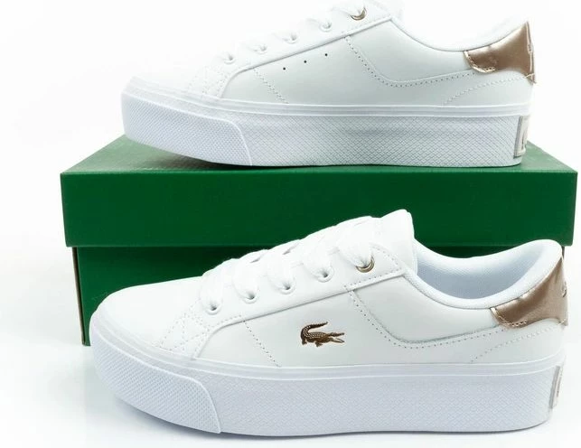 Atlete femra Lacoste Ziane Platform 126, të bardha