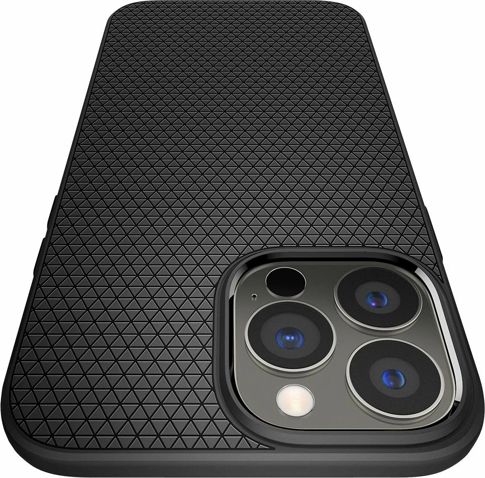 Mbështjellës Spigen Liquid Air për iPhone 13 Pro, Matte Black