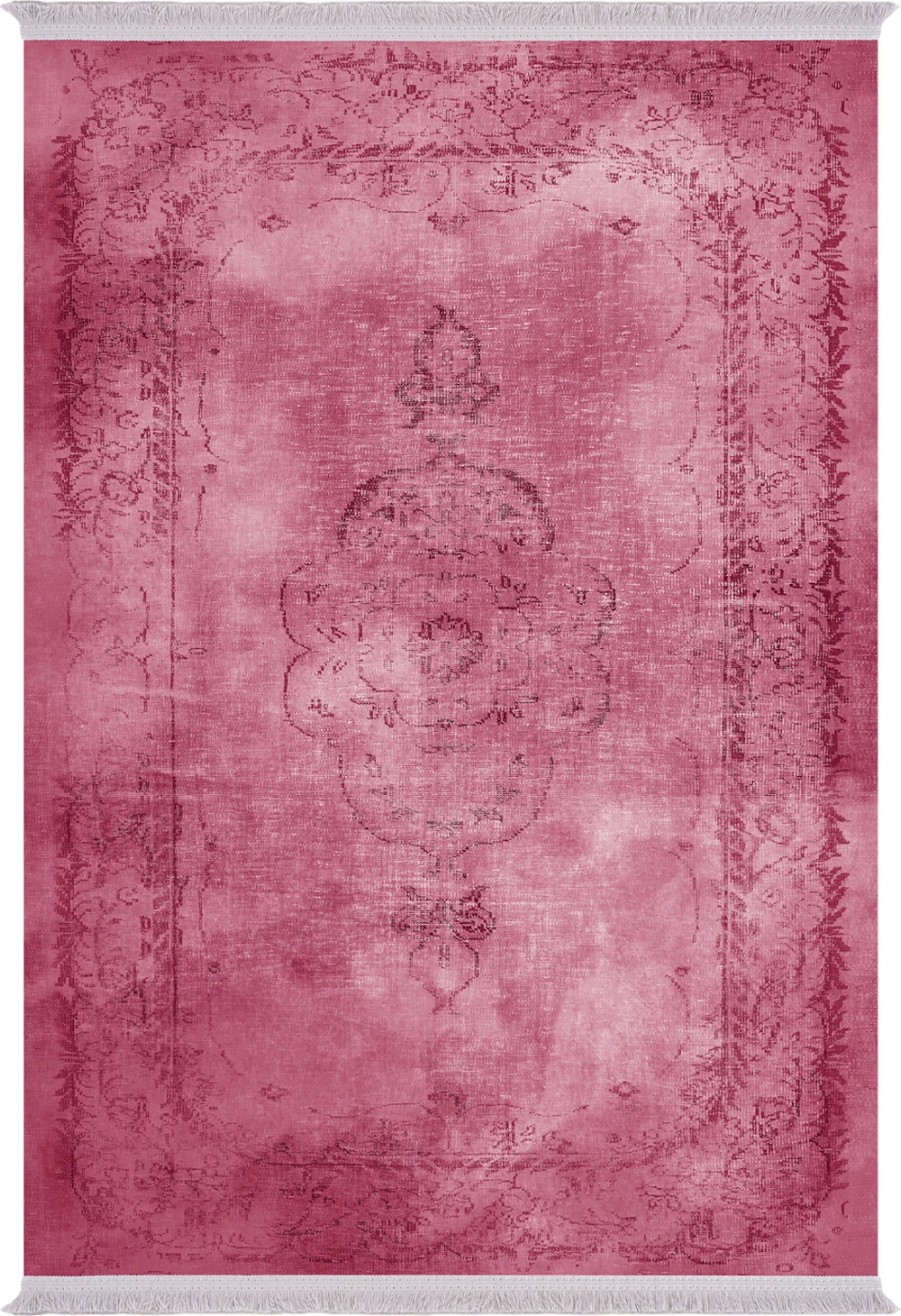 Tapet për dhomë ndeje, ngjyrë e kuqe etnike, JOSIANE, 160x230 cm