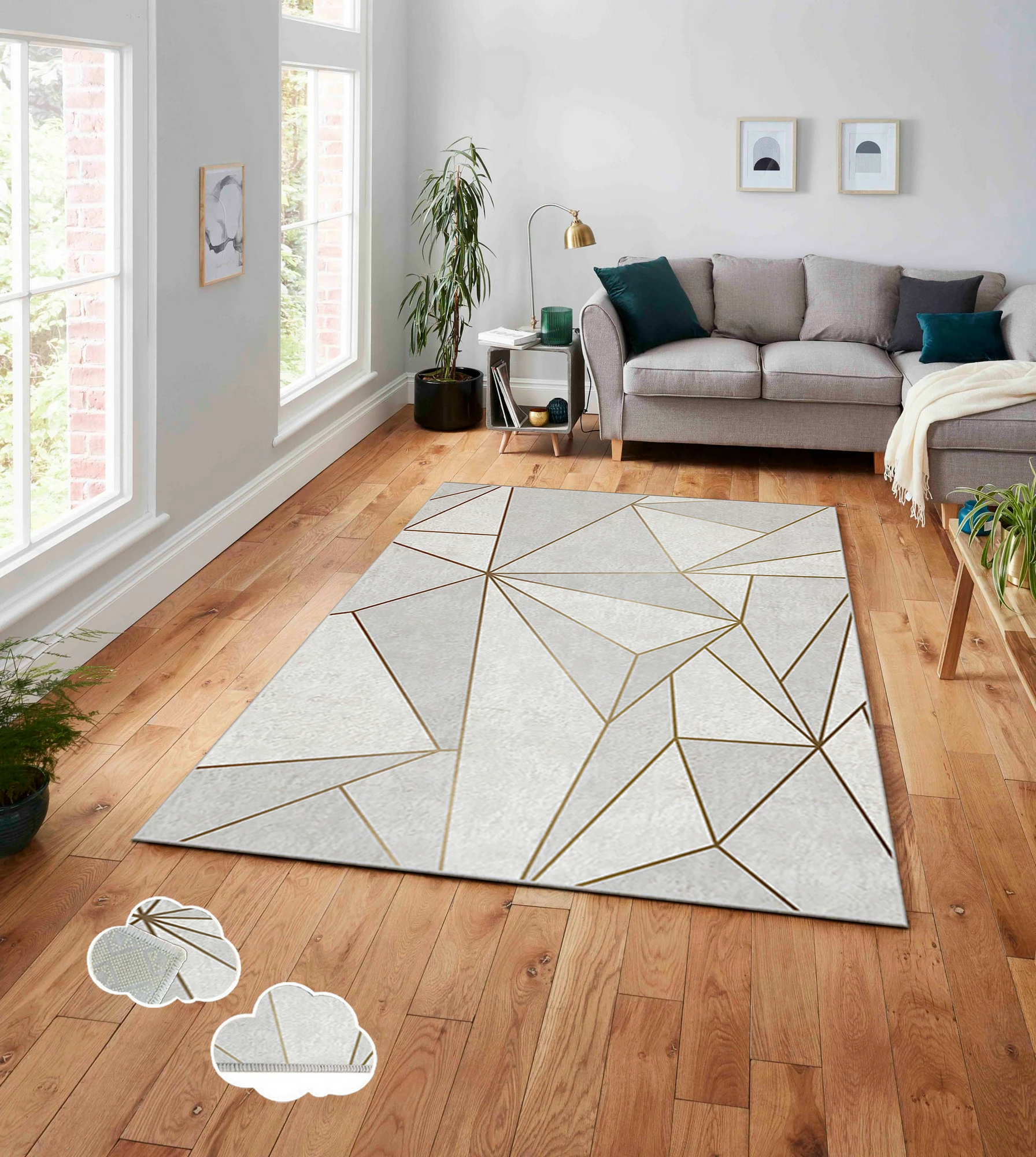 Qilim modern, shumëngjyrësh, 160x230cm, Conceptum Hypnose, Asr Crpt-106