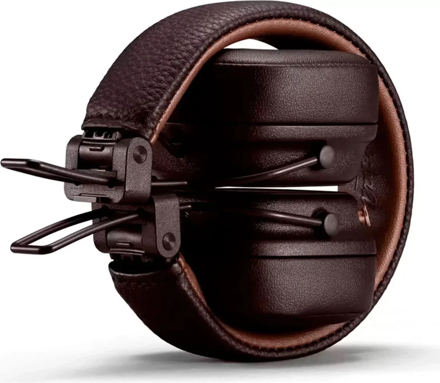 Kufje pa tela on-ear, Marshall Major V, 100+ orë bateri, Bluetooth 5.3, karikim wireless, ngjyrë kafe
