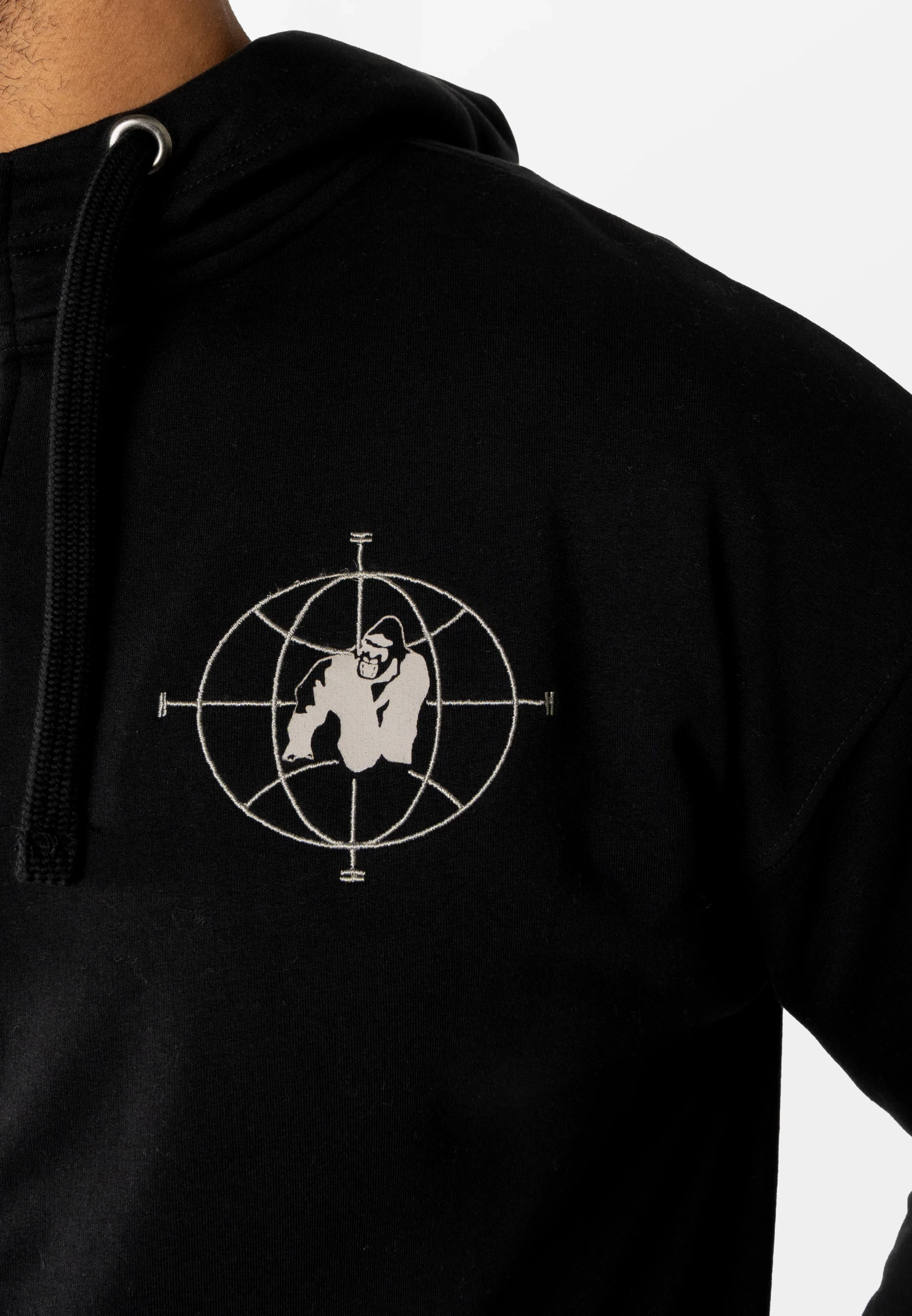 Scofield Zipped Hoodie - Black [Madhësia: XL]