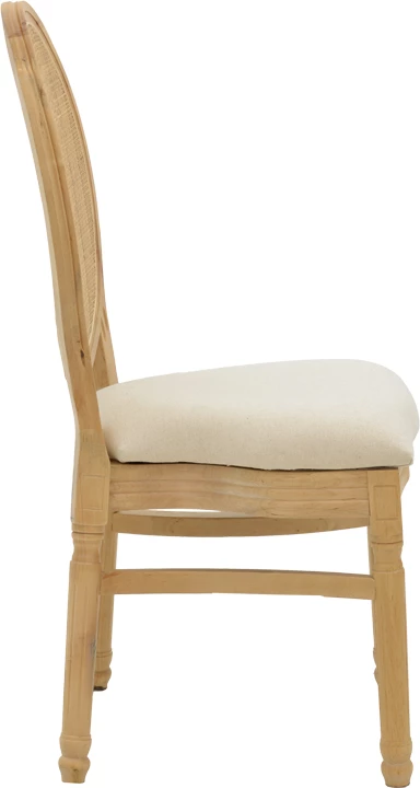 Karrige Canco dru gome natyral - ratan natyral 50x55x98cm