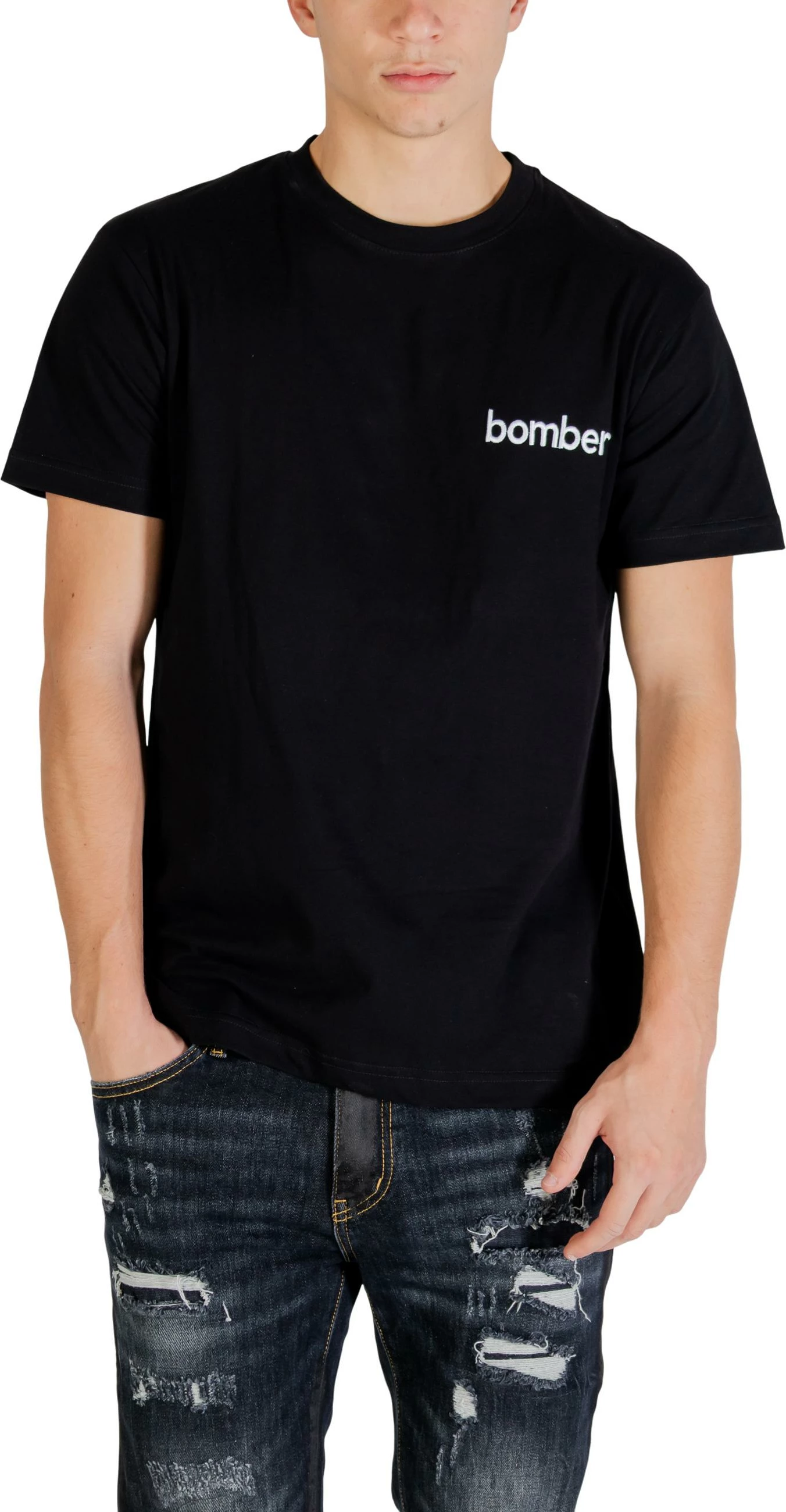 Maicë për meshkuj The Bomber Logo, e zezë [Madhësia: S]