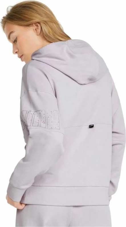 Duks me Kapuç Puma Power Colorblock Stardust për Femra, Ngjyrë Vjollcë
