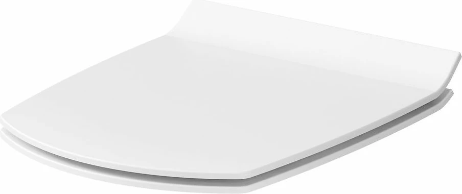 Kapak ulëse WC Cersanit Carina Slim K98-0135, soft-close, antibakterial, Duroplast, easy-off, bardhë