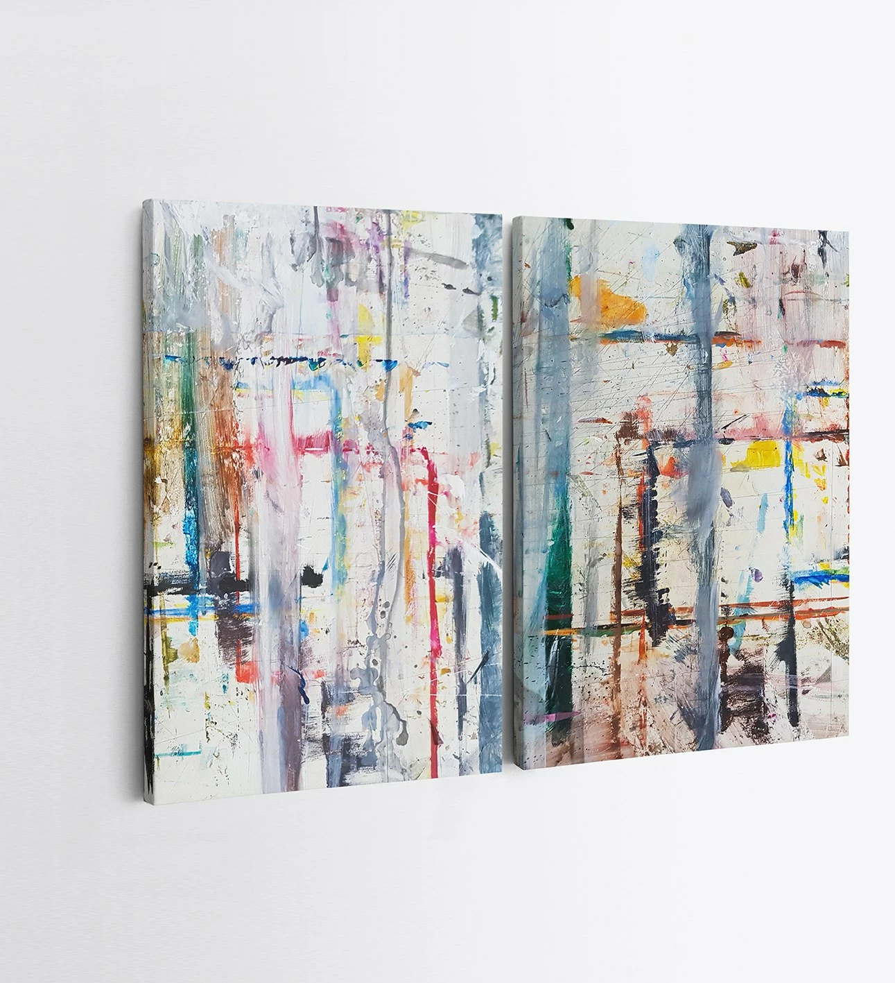 Pikturë dekorative në kanavacë (2 copë), Wallity, 2KNV4241, 50x70cm