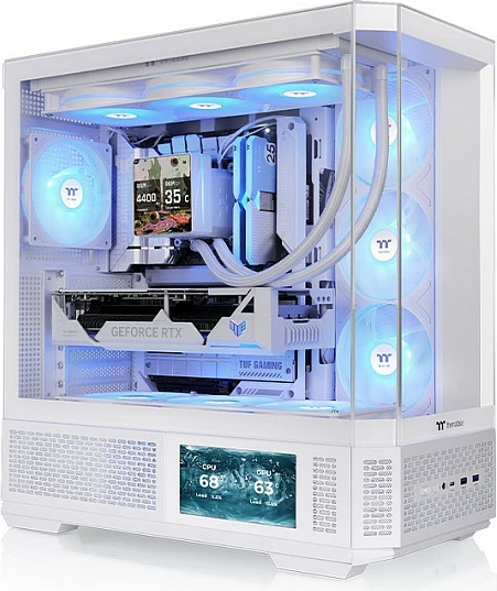 Kasë Thermaltake View 370 TG ARGB, Midi Tower, Snow/White