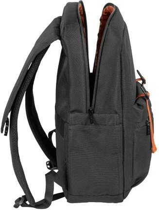 Çantë shpine Natec Niala, 15.6 inç, 18L, e zezë me portokalli