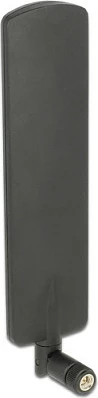 Antenë LTE DeLOCK 89604, 2 dBi, SMA, 0.698-0.96/1.7-2.69 GHz, e zezë