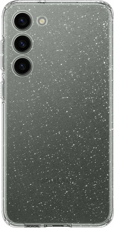 Mbështjellës Spigen Liquid Crystal për Samsung Galaxy S23, Transparent me shkëlqim