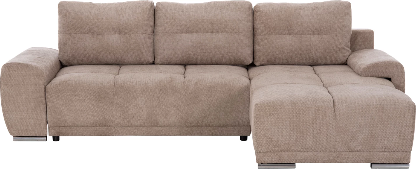 Kënd divani shtrat, kënd i djathtë, material bezhë, COMFYRA FH3336.03R, 270x181x75cm