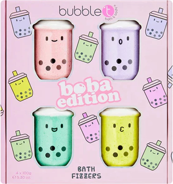 Bubble T Bath Bomb Boba Edition 4x100g